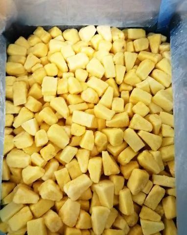 IQF pineapple — individually quick frozen at source